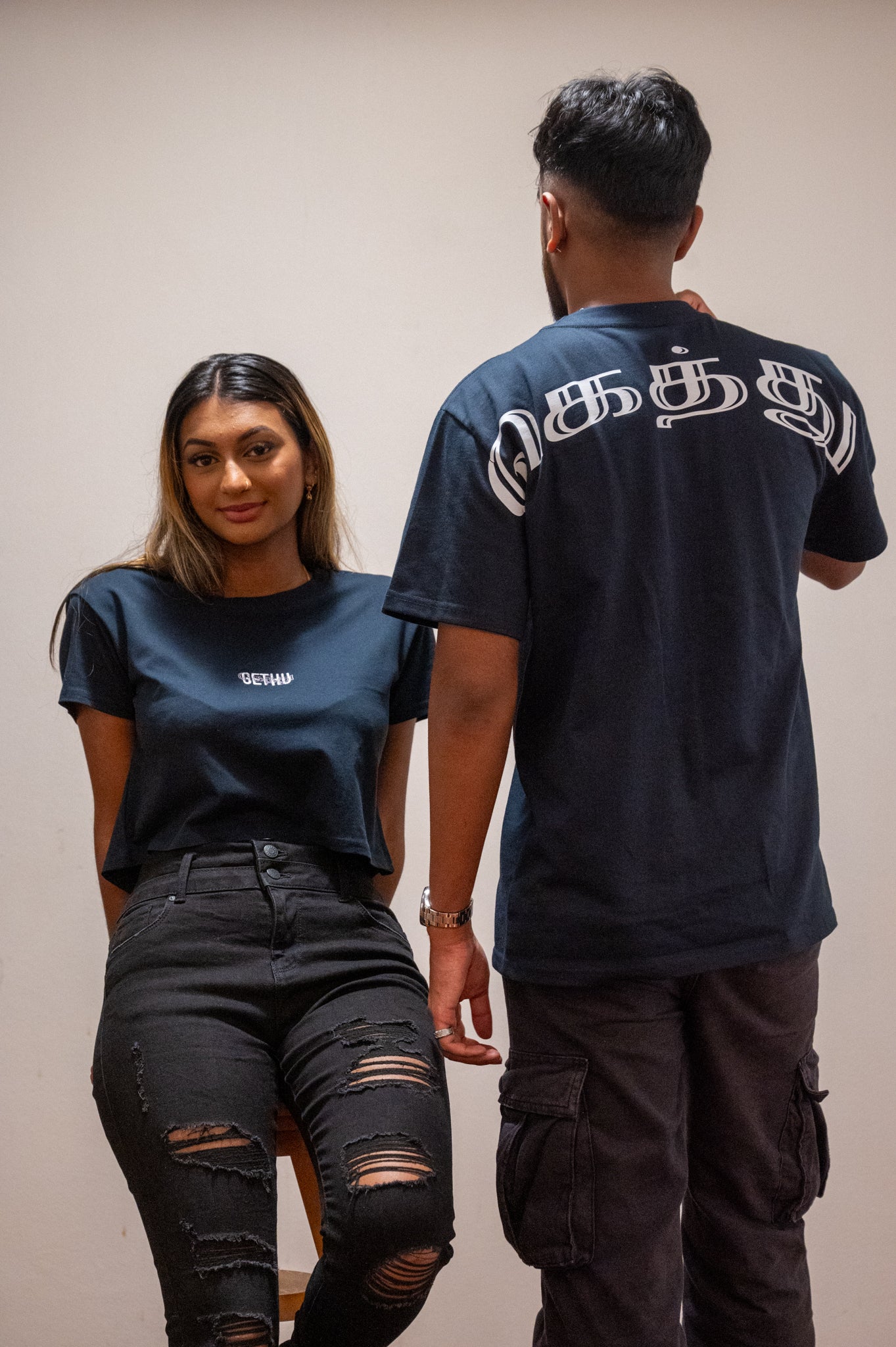 Midnight Navy Boxy Tshirt