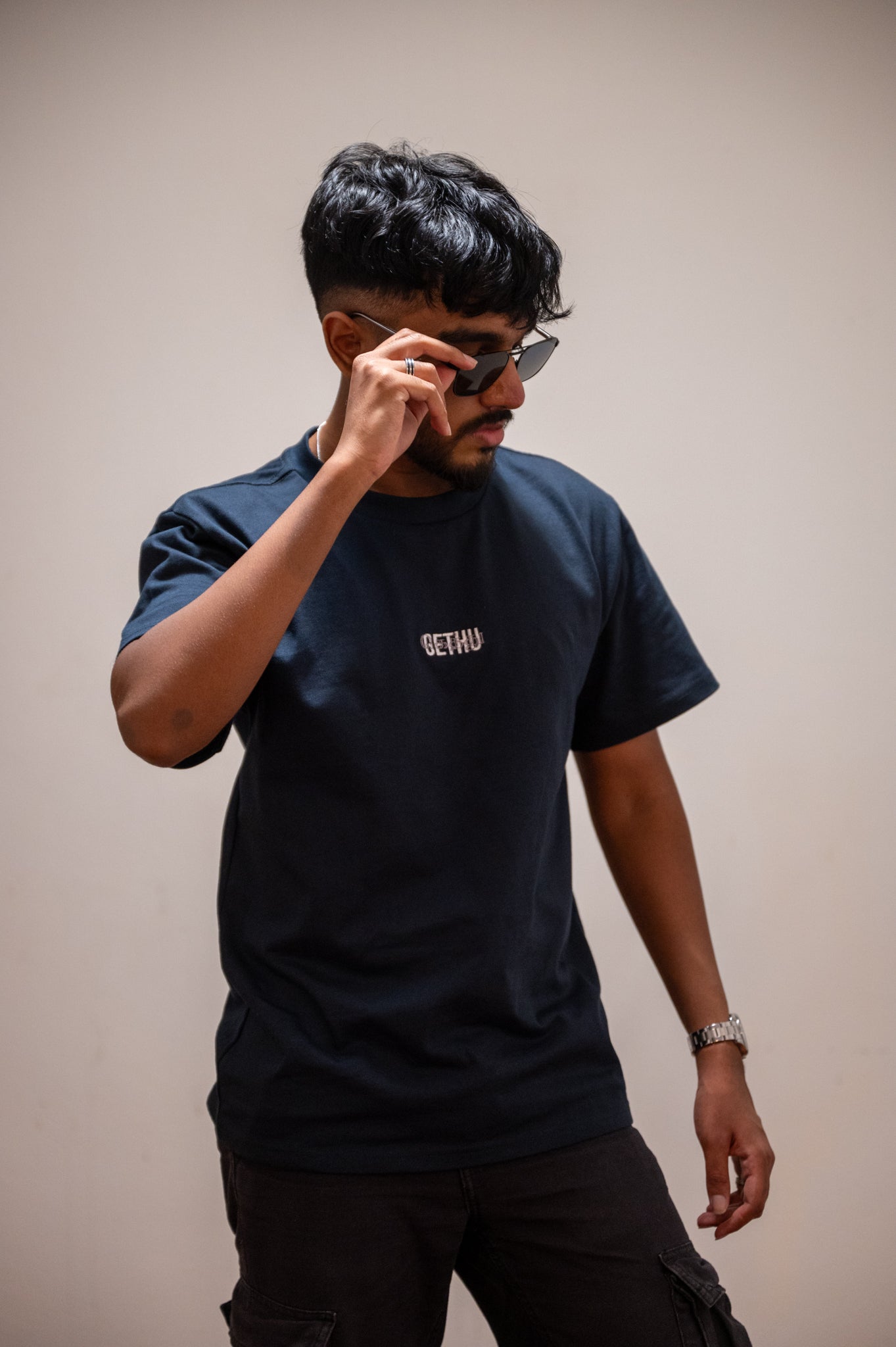 Midnight Navy Boxy Tshirt