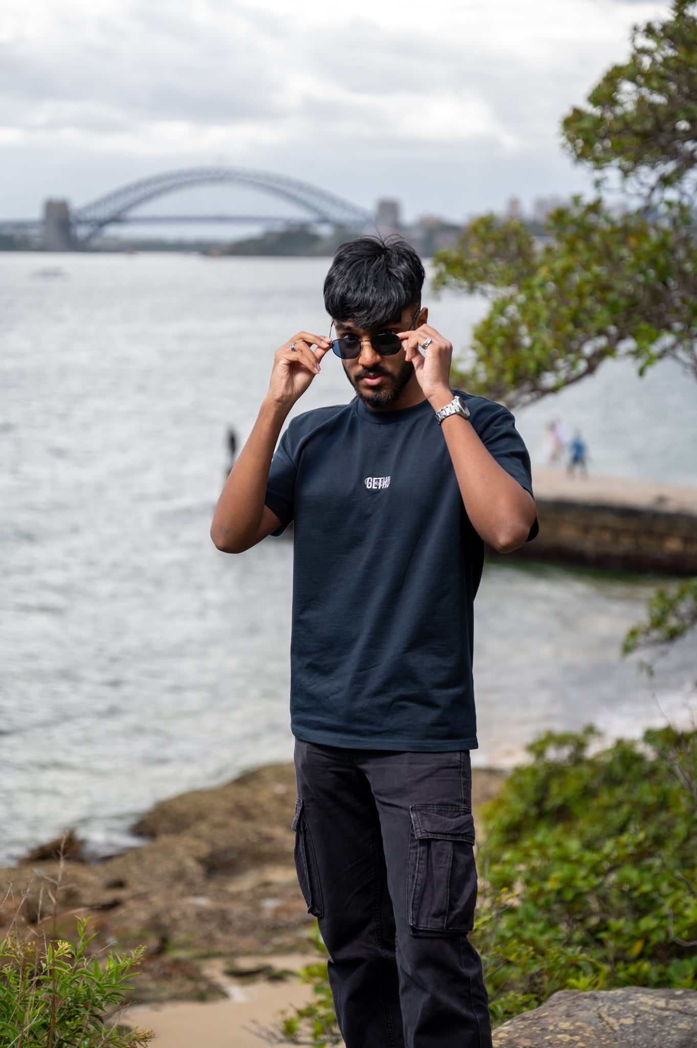 Midnight Navy Boxy Tshirt